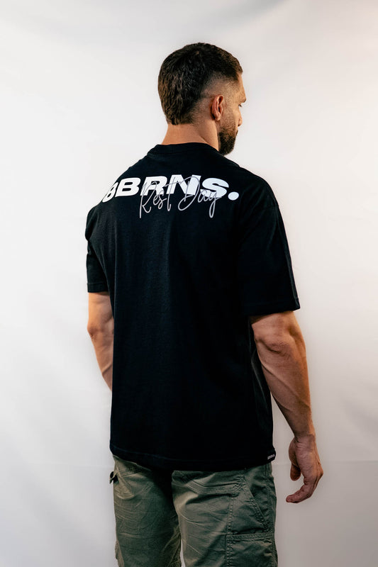 T-Shirt OverSize Rest Day Noir Unisex 002