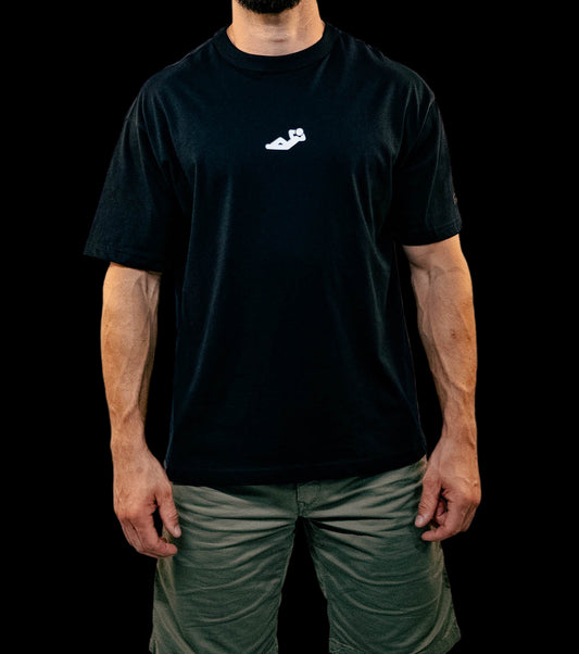 T-Shirt OverSize Rest Day Noir Unisex 002