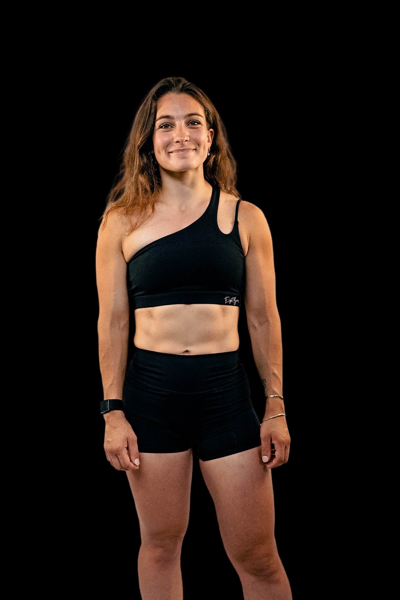 Brassière design asymétrique Noir 060