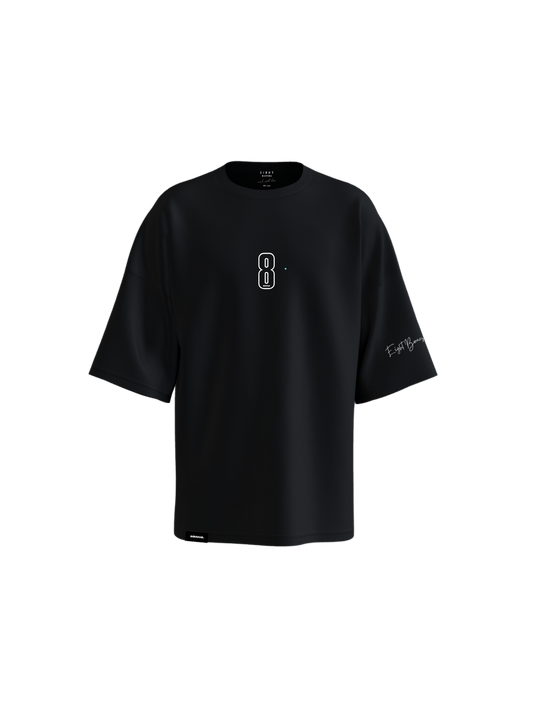 T-Shirt OverSize Noir Back To B. Unisexe 067