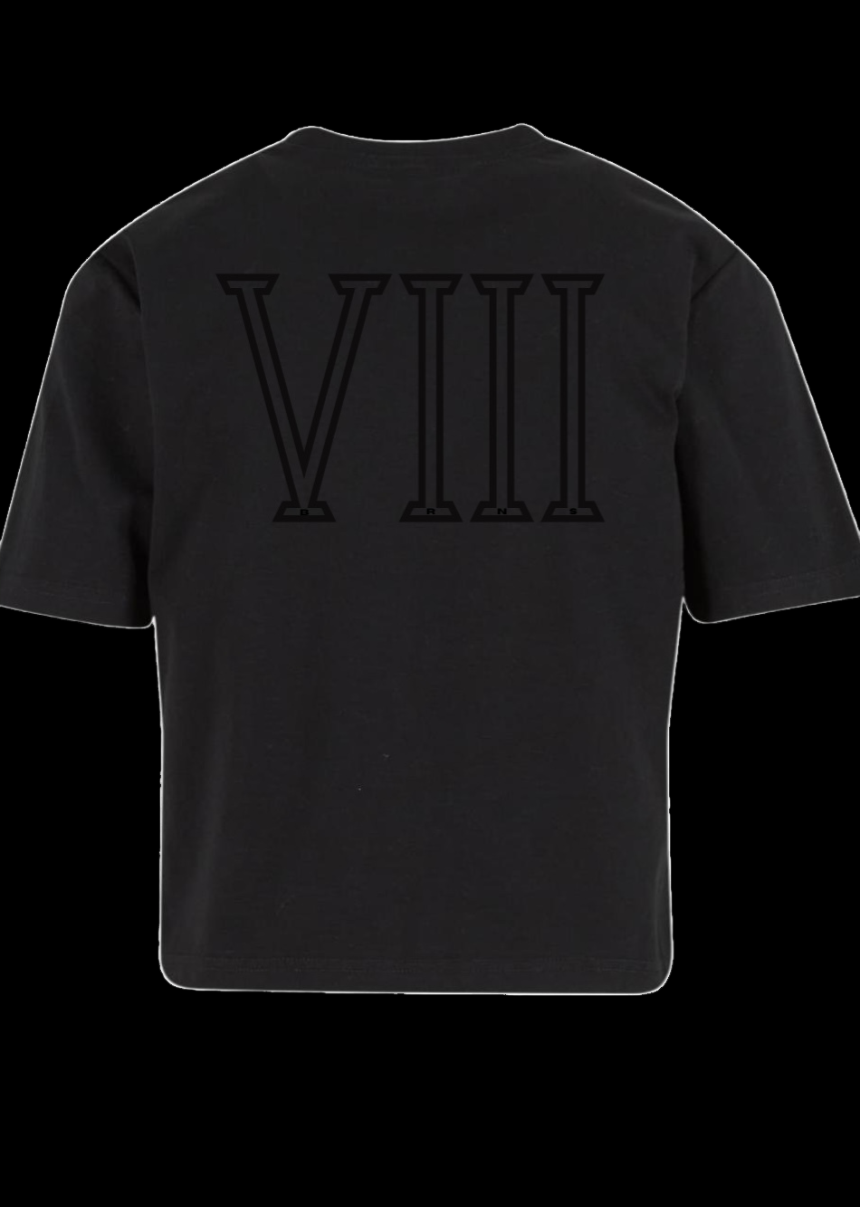 T-Shirt Crop VIII Women Noir