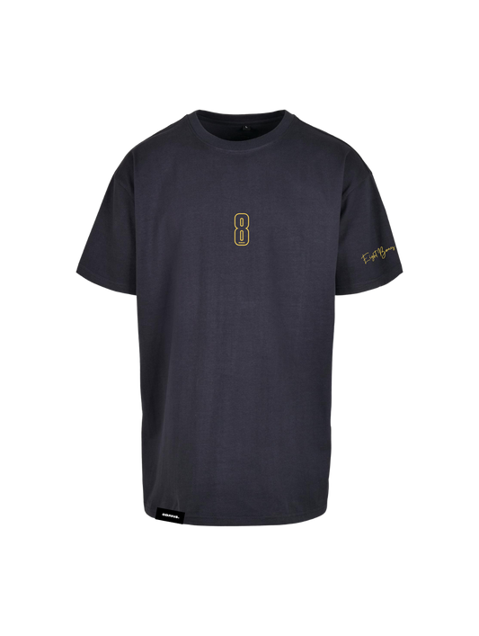 T-Shirt OverSize Unisex Back To B. Blue 071
