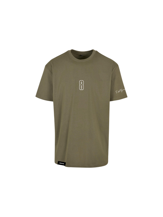T-Shirt Unisex Back To B. Kaki 073