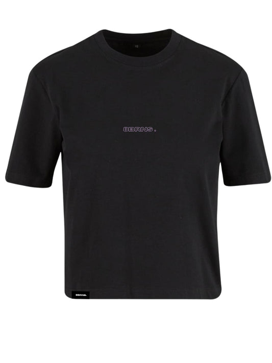 T-Shirt Crop 8BRNS Gang Black & Purple Women