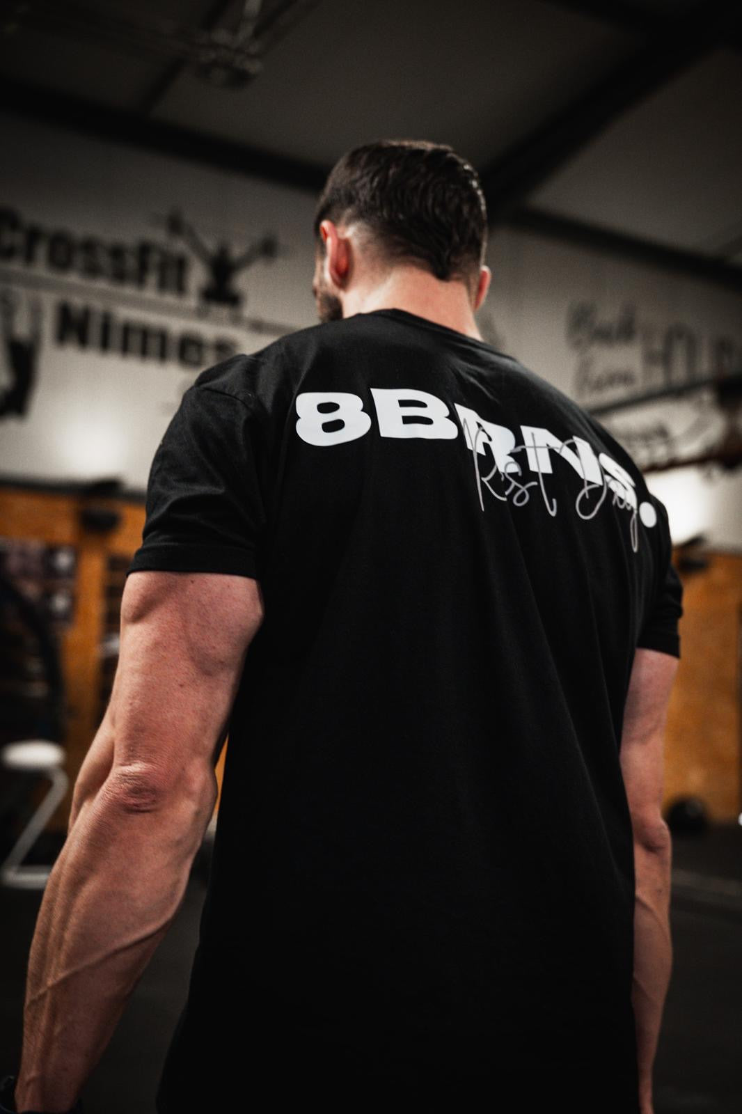 T-Shirt Ajusté Rest Day Black Men 008