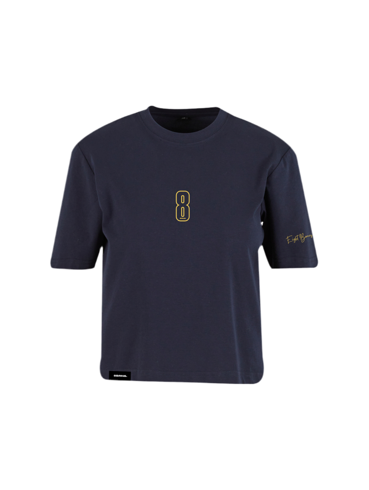 T-Shirt Crop Women Back To B. Marine 070