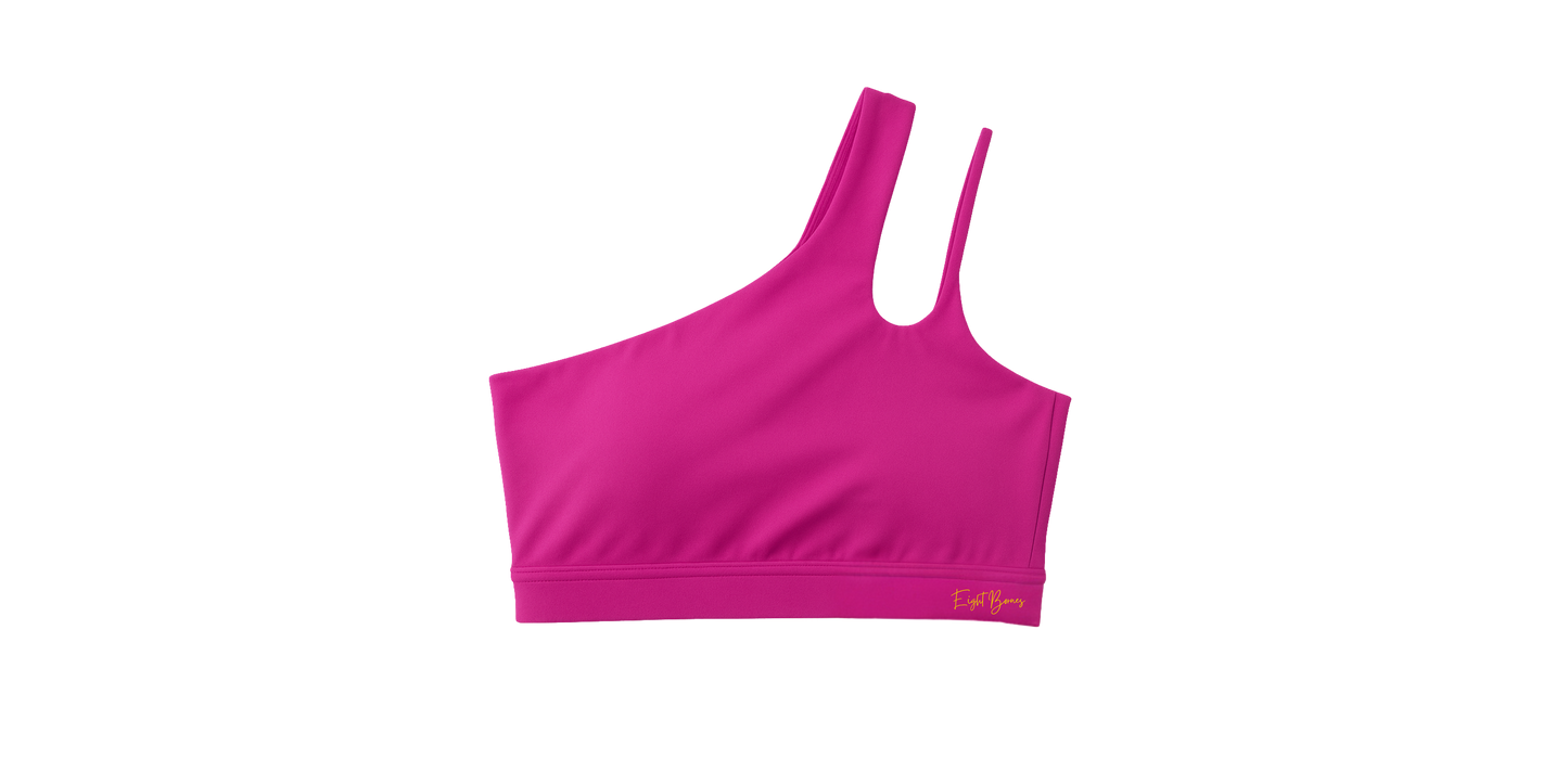 Brassière design asymétrique Rose 059