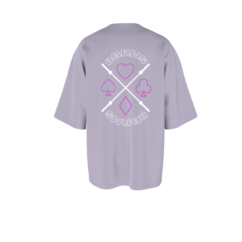 T-Shirt Oversize Weight Lilas Unisex 047