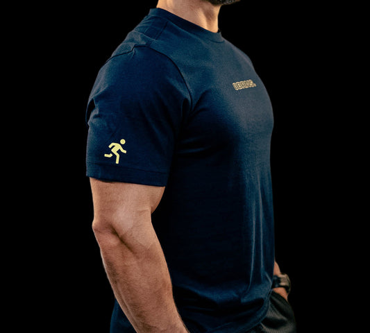 T-Shirt Blue Navy Men 007