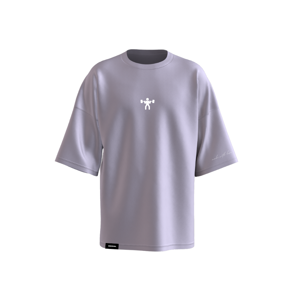 T-Shirt Oversize Weight Lilas Unisex 047