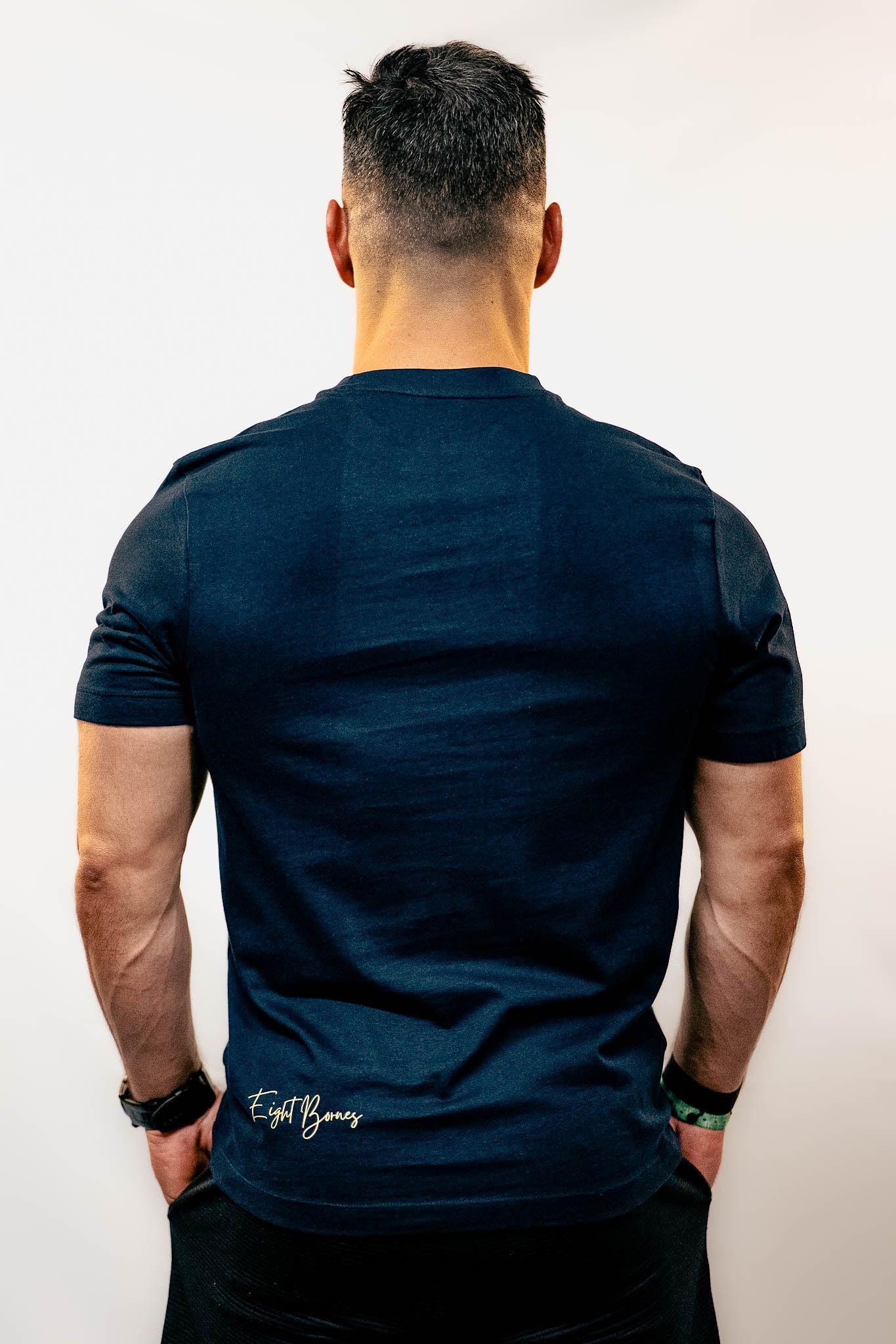 T-Shirt Blue Navy Men 007