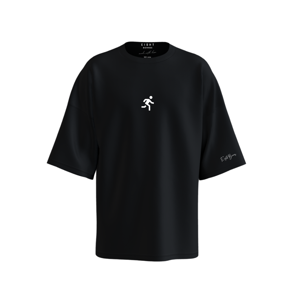 T-Shirt OverSize  8BRNS Noir Unisex 021