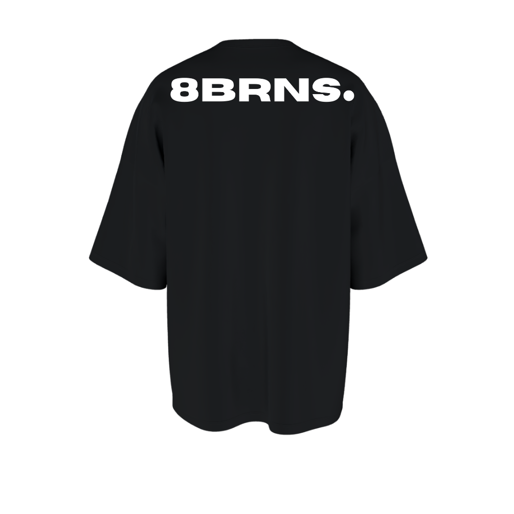 T-Shirt OverSize  8BRNS Noir Unisex 021