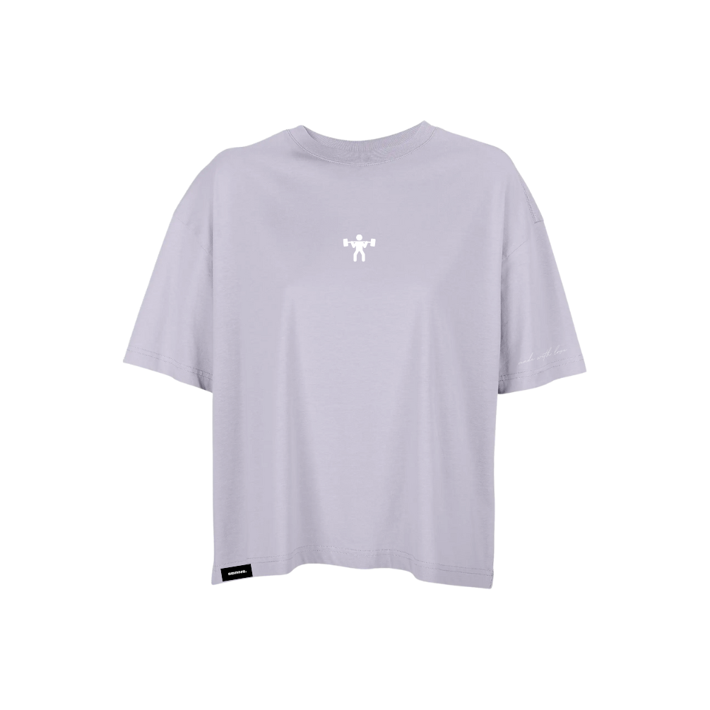 T-Shirt Boxy Oversize Weight Lilas Women 048