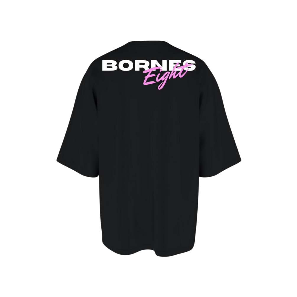 T-Shirt Oversize Eight Pink Unisex 006