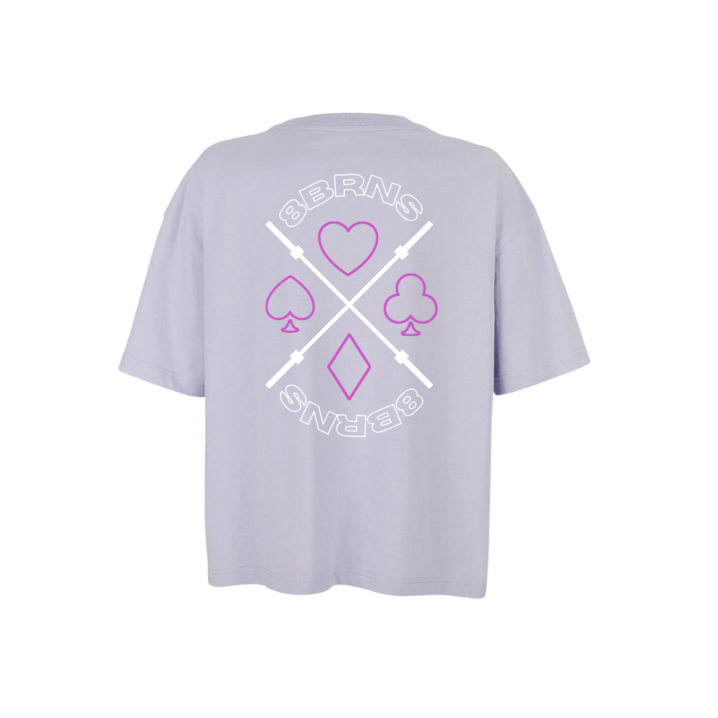 T-Shirt Boxy Oversize Weight Lilas Women 048