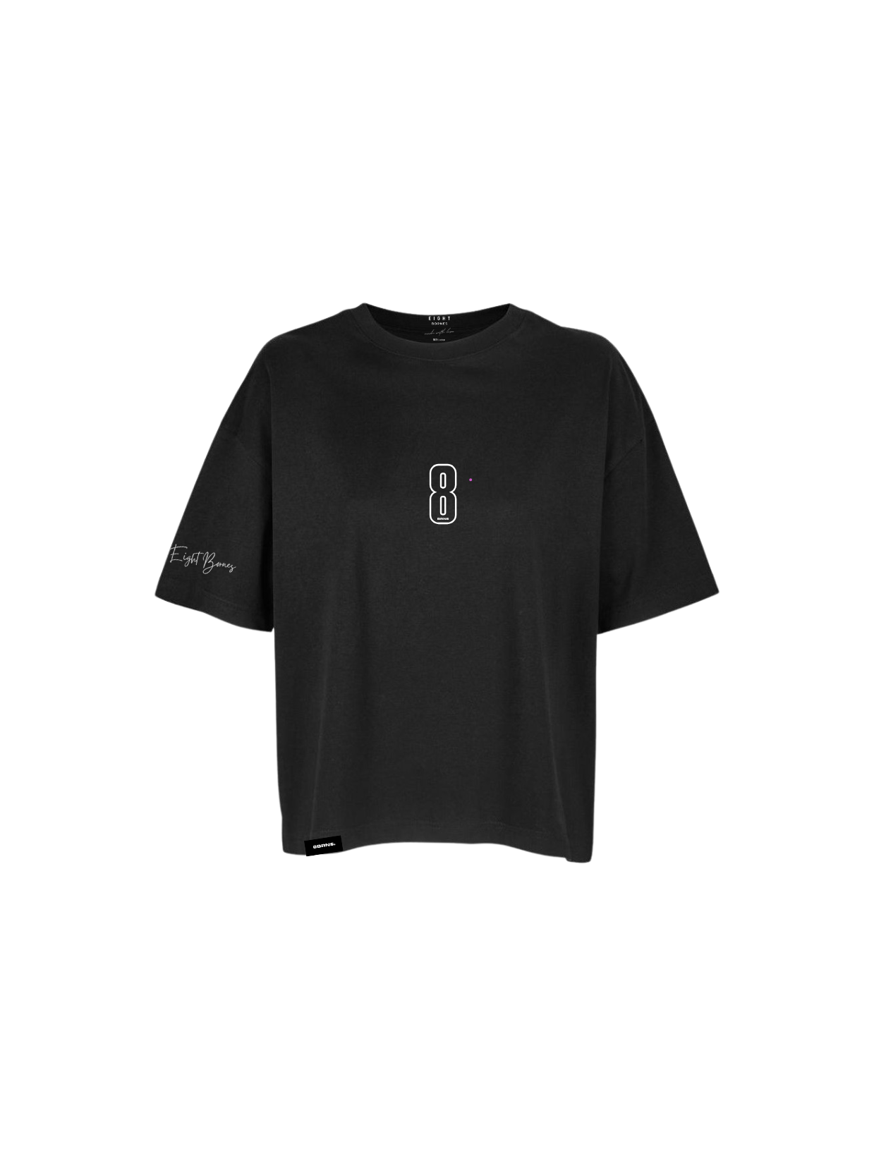 T-Shirt Noir Boxy OverSize  Back To B. Women 069