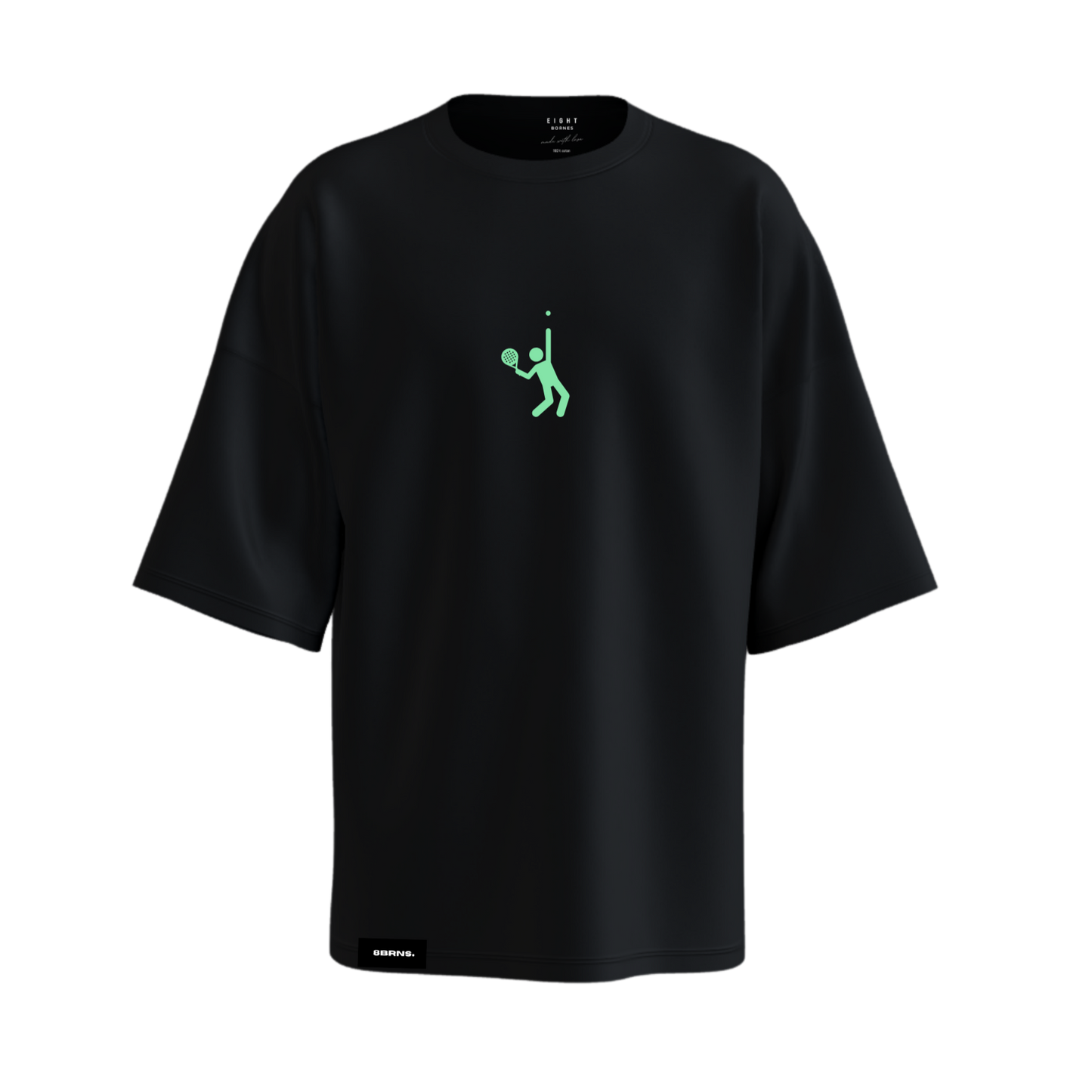 T-Shirt OverSize Padel day Noir Unisex 053