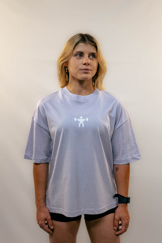 T-Shirt Boxy Oversize Weight Lilas Women 048