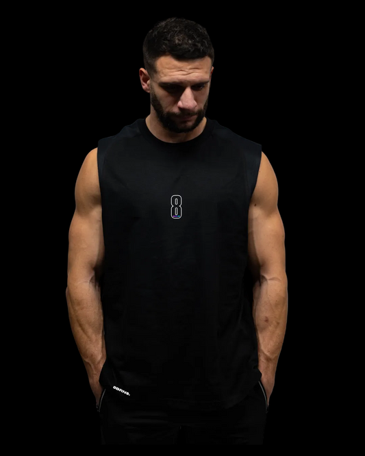 Tank OverSize Noir Men "Miami"
