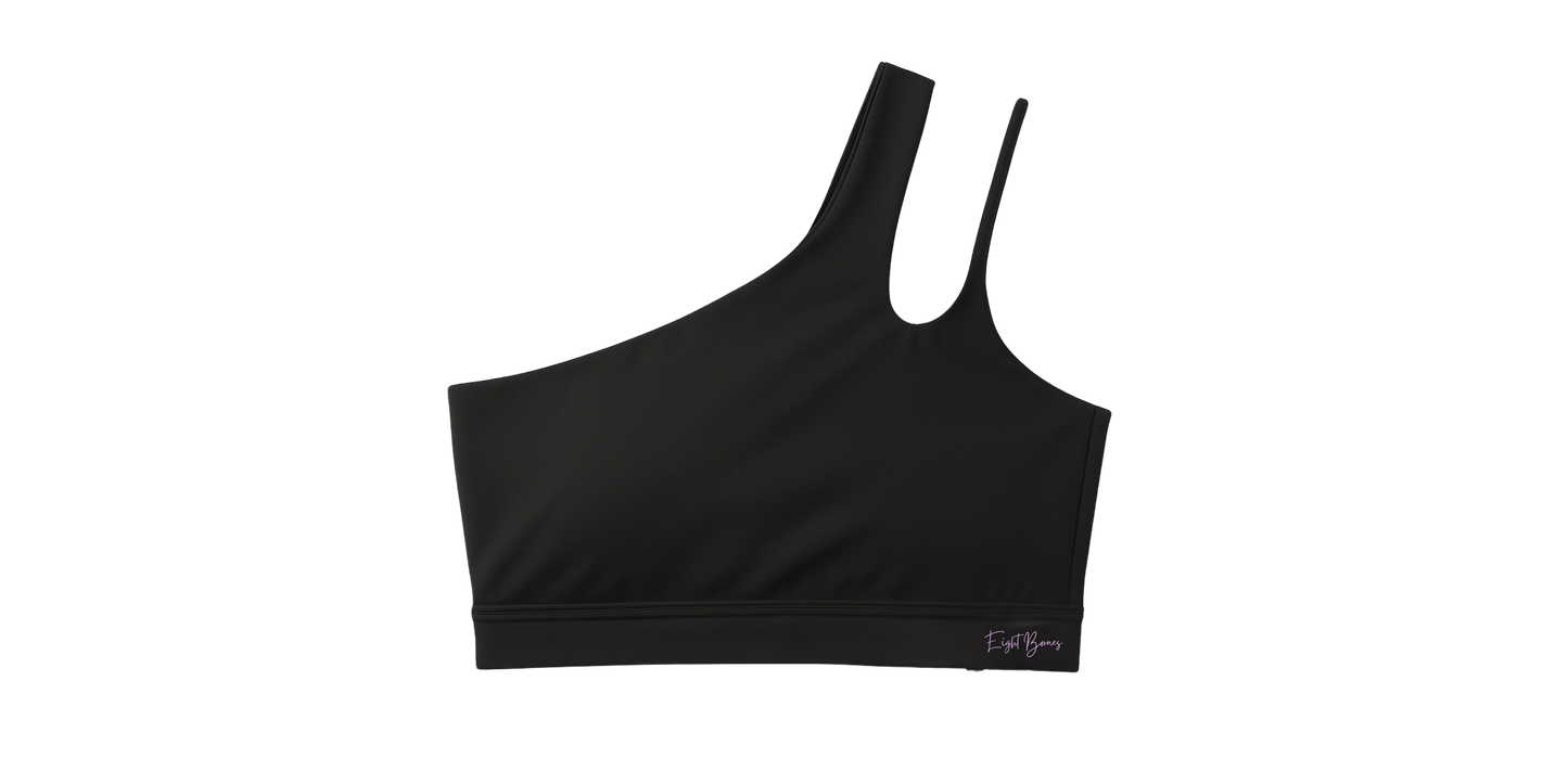 Brassière design asymétrique Noir 060
