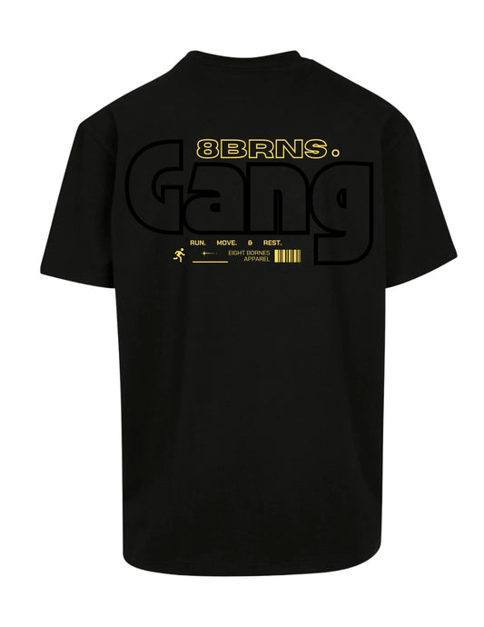 T-Shirt OverSize 8BRNS Gang Black & Yellow Unisex