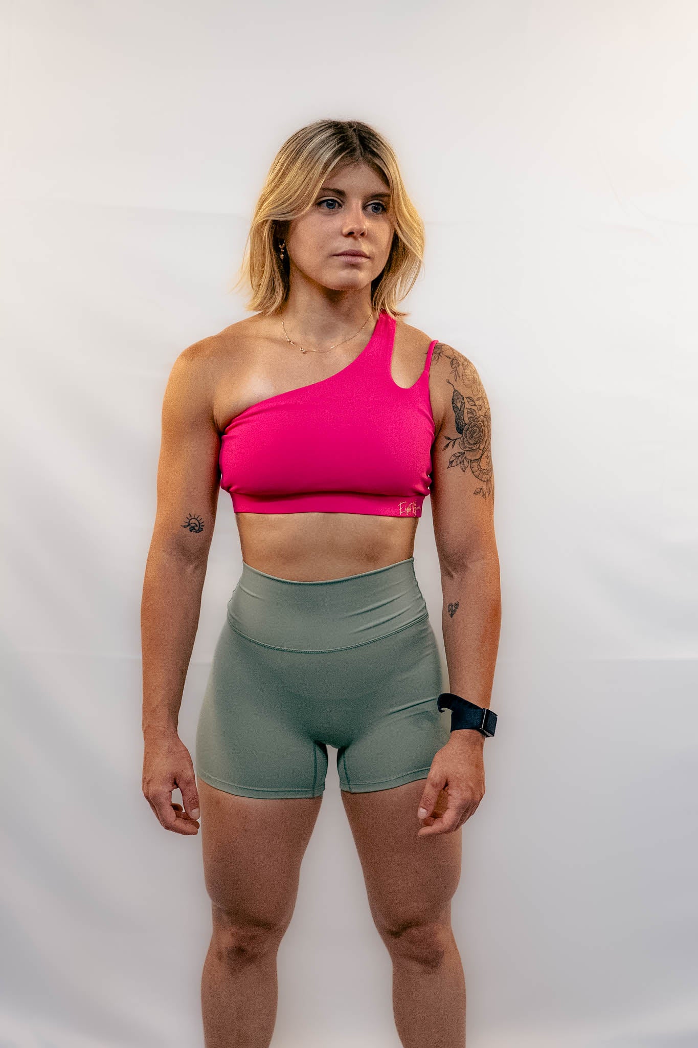 Brassière design asymétrique Rose 059
