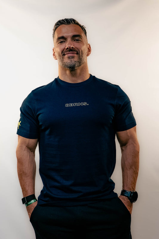 T-Shirt Blue Navy Men 007