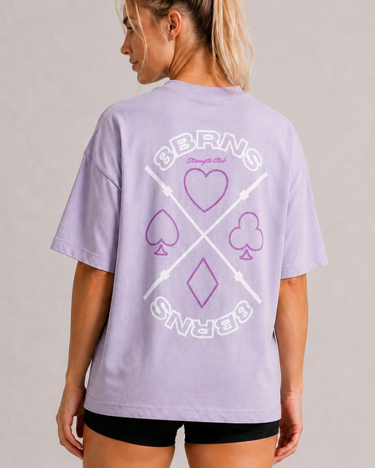 T-Shirt Women Boxy Oversize Weight Lilas Women