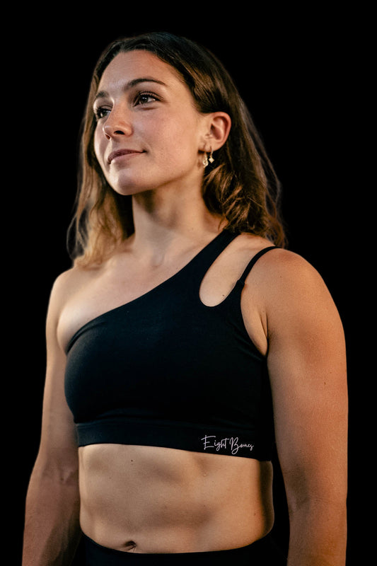 Brassière design asymétrique Noir 060