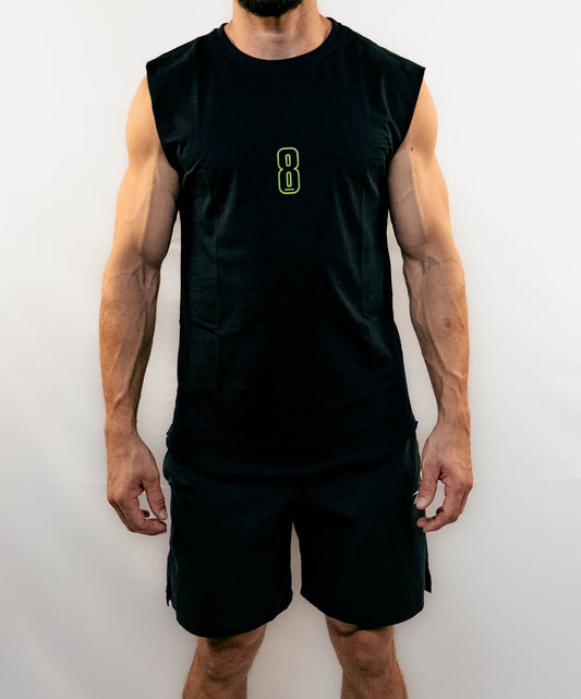 Tank Noir et Kaki  OverSize Men 046