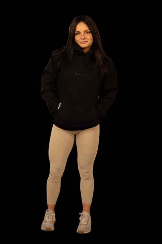 Sweat à capuche brodé Black Edition Unisexe