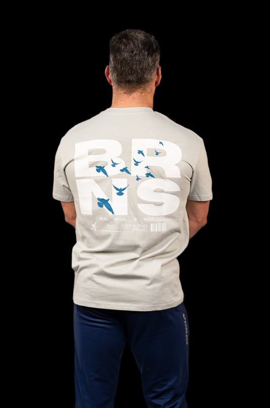 T-Shirt Oversize Gris Bird Men