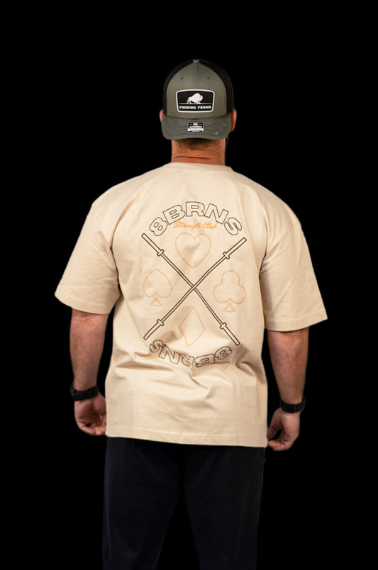 T-Shirt Heavy Oversize Weight Beige Unisex