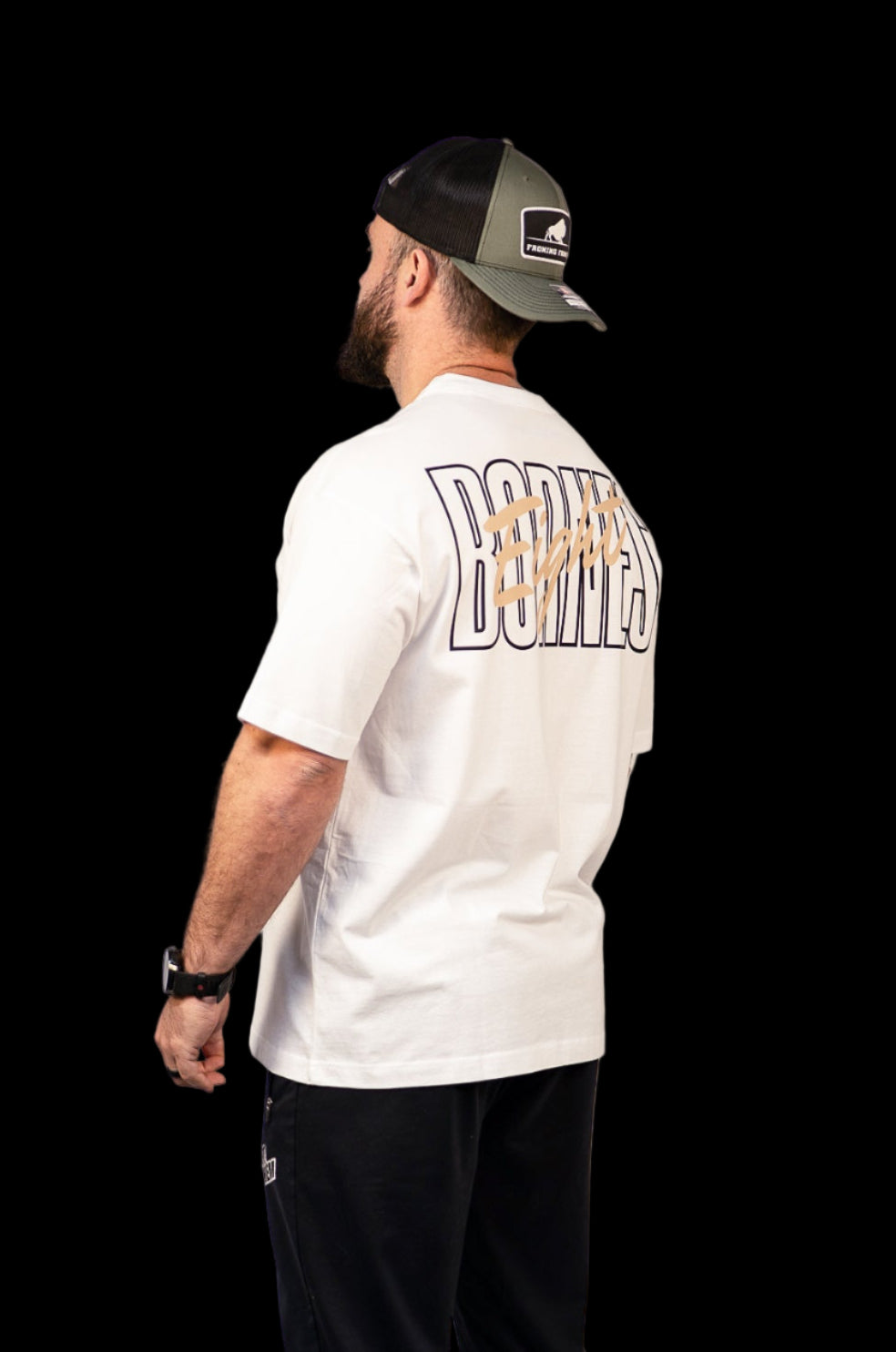T-Shirt White Big Bornes Oversize Unisex