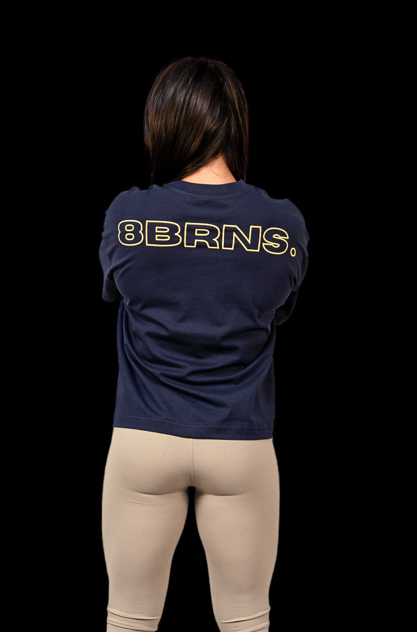 T-Shirt Flow Boxy Marine Back To B. Women