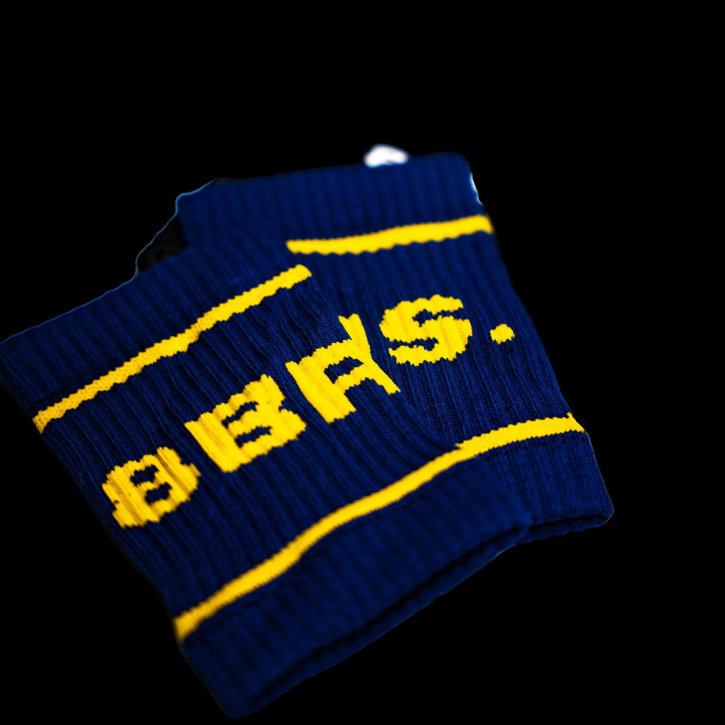 Wrist Band 8BRNS Navy & Yellow