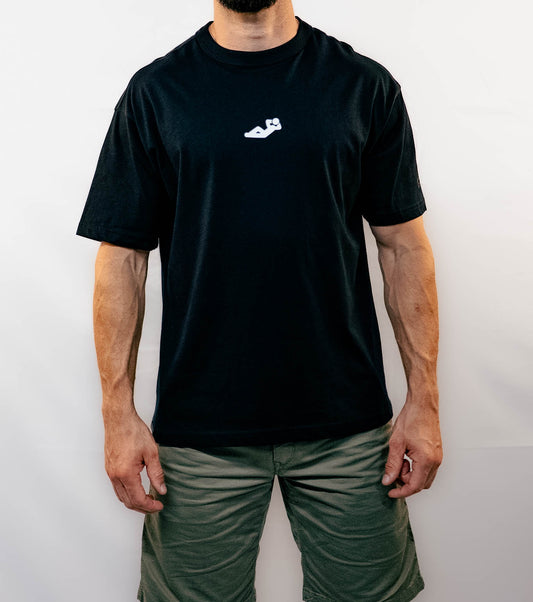 T-Shirt OverSize Rest Day Noir Unisex 002