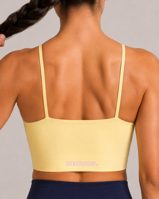 Brassière Jaune Longue