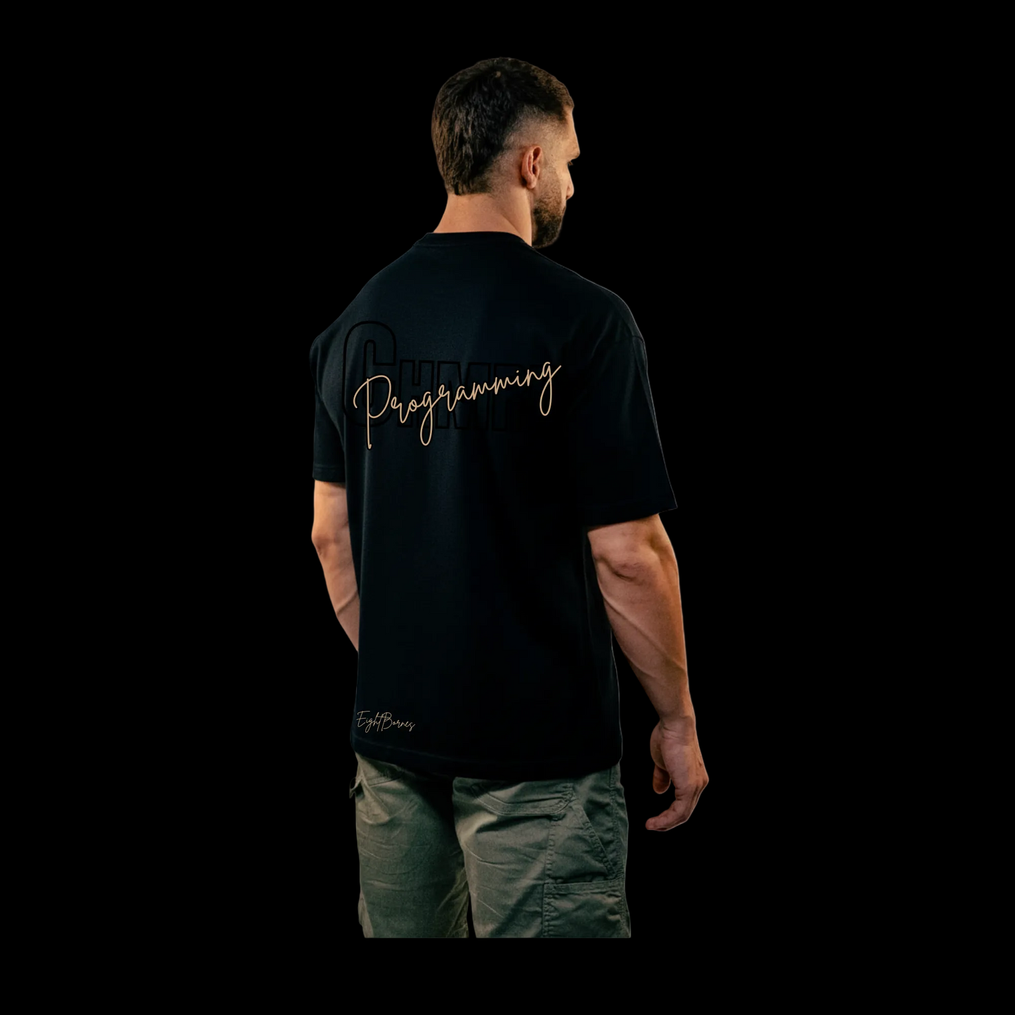 T-Shirt OverSize Noir Unisex "CHMRD Programming"