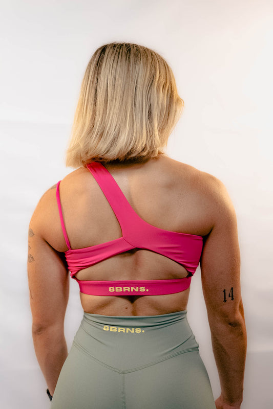 Brassière design asymétrique Rose 059
