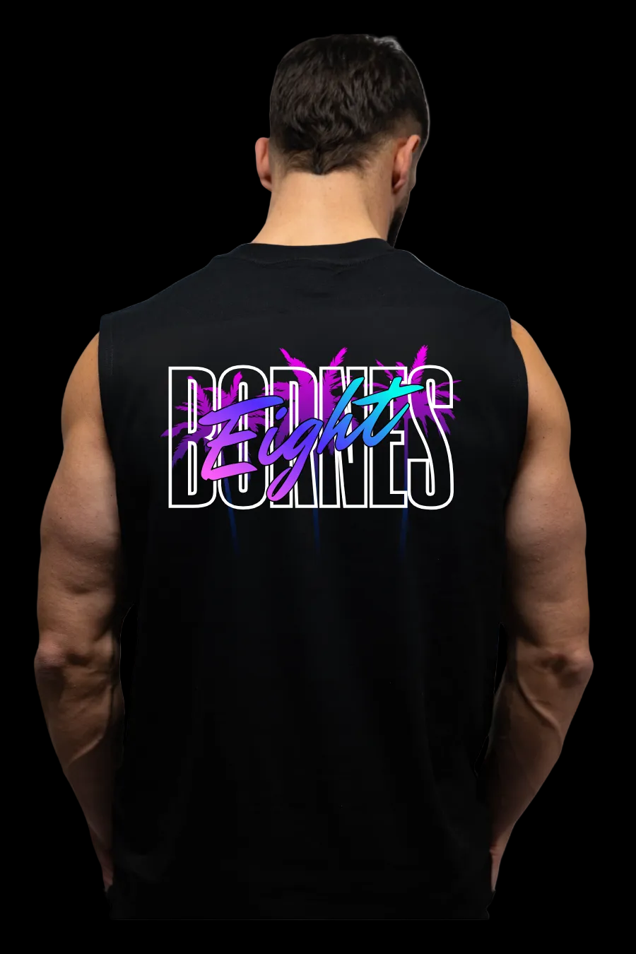 Tank OverSize Noir Men "Miami"