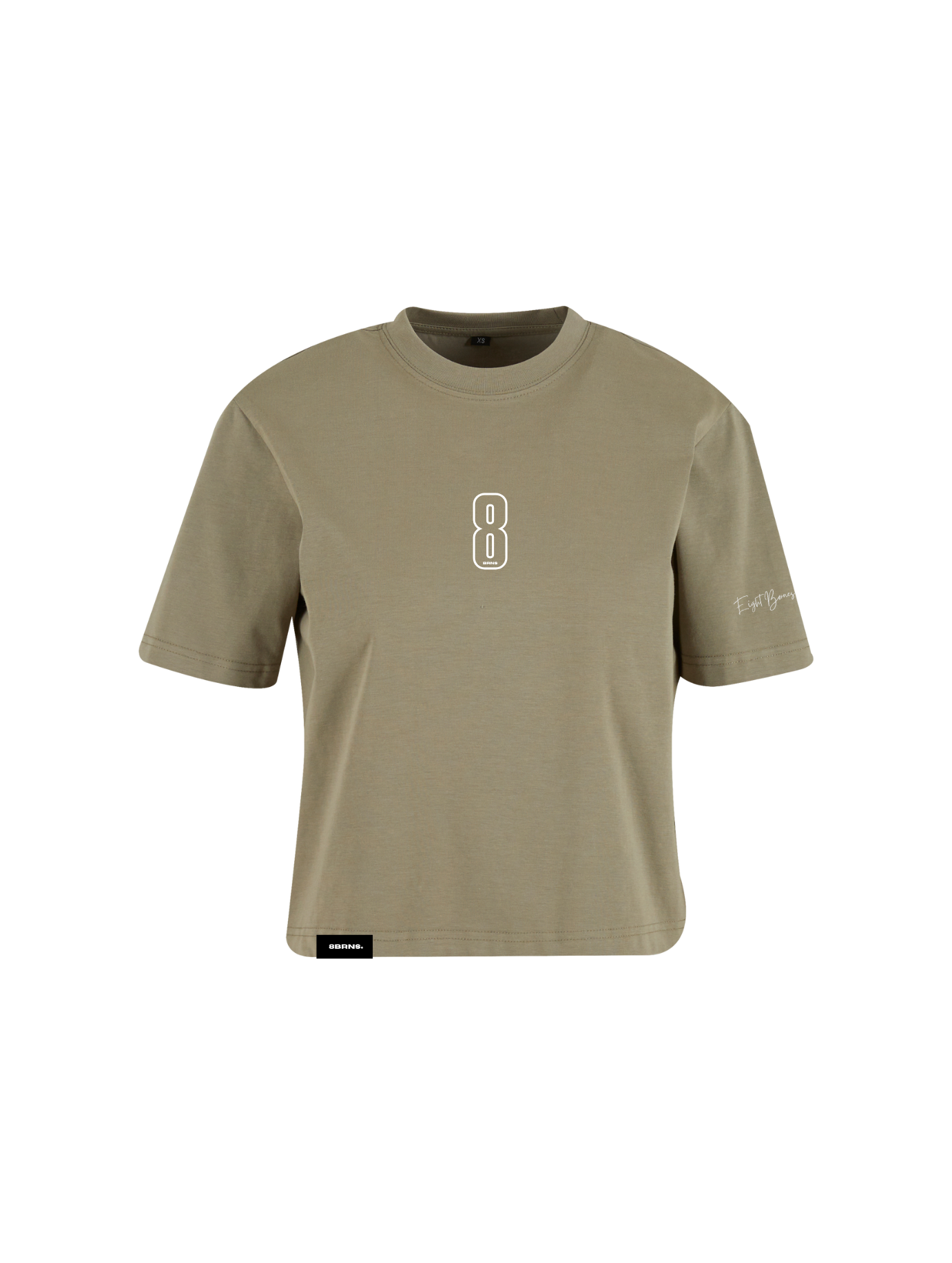 T-Shirt Crop Women Back To B. Olive 072