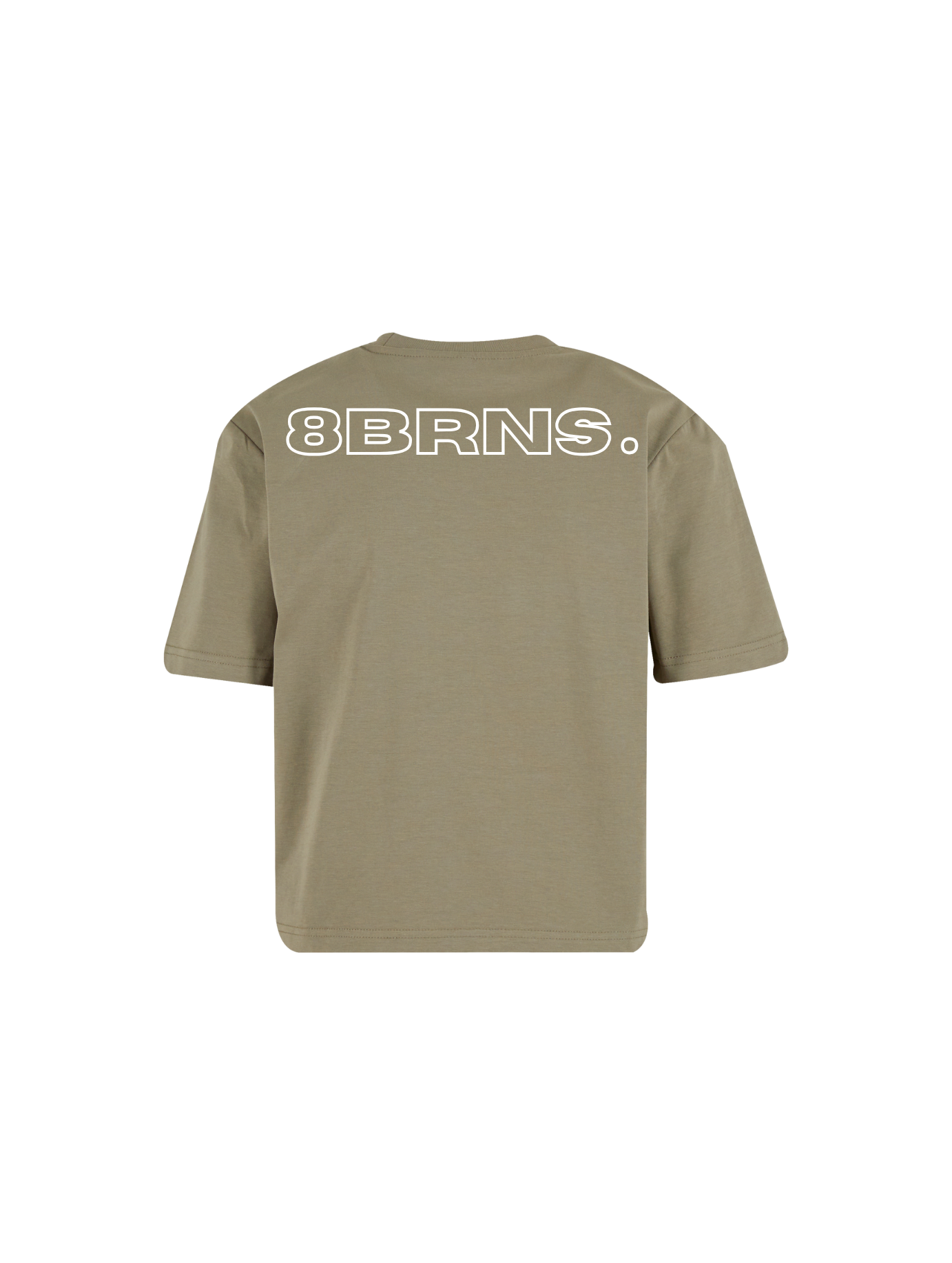 T-Shirt Crop Women Back To B. Olive 072