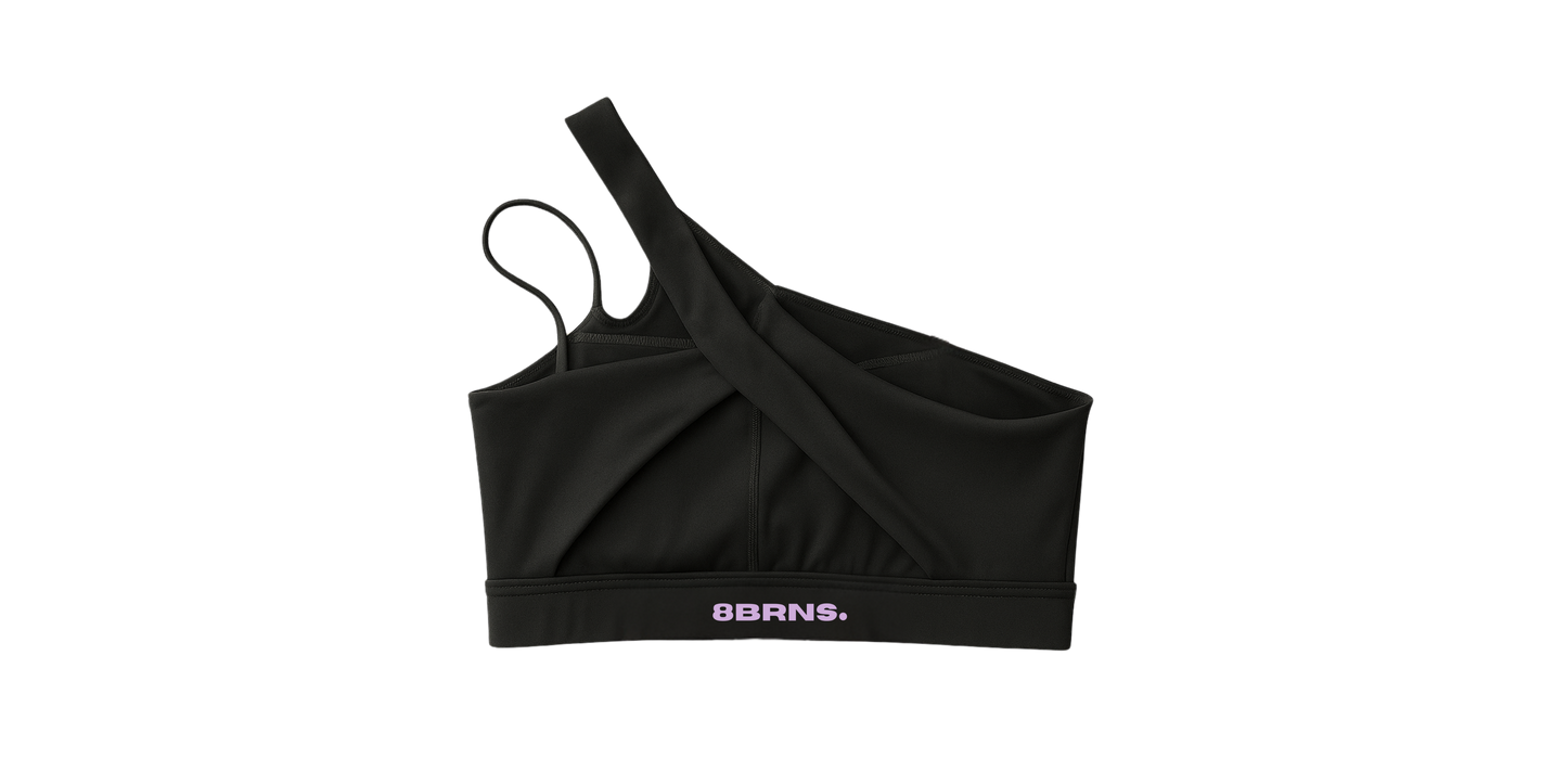 Brassière design asymétrique Noir 060