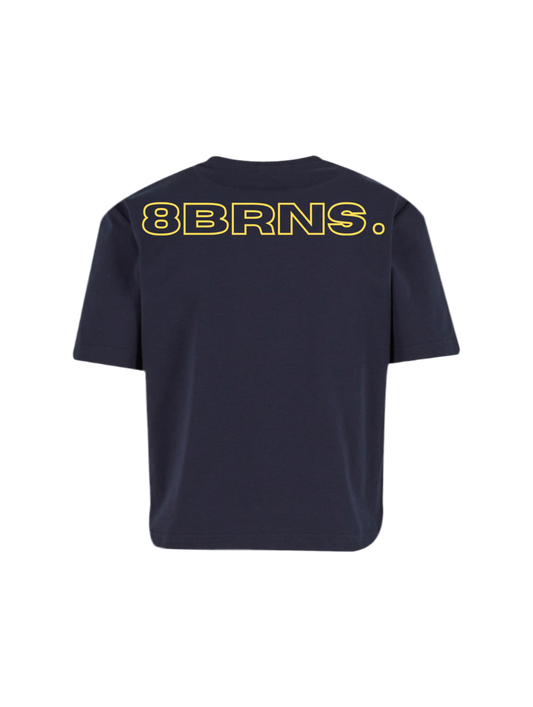 T-Shirt Crop Women Back To B. Marine 070