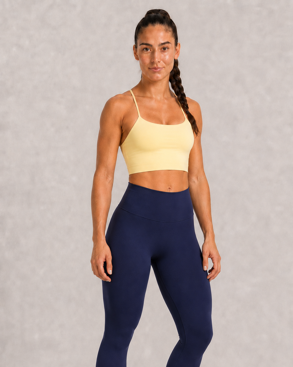 Brassière Jaune Longue