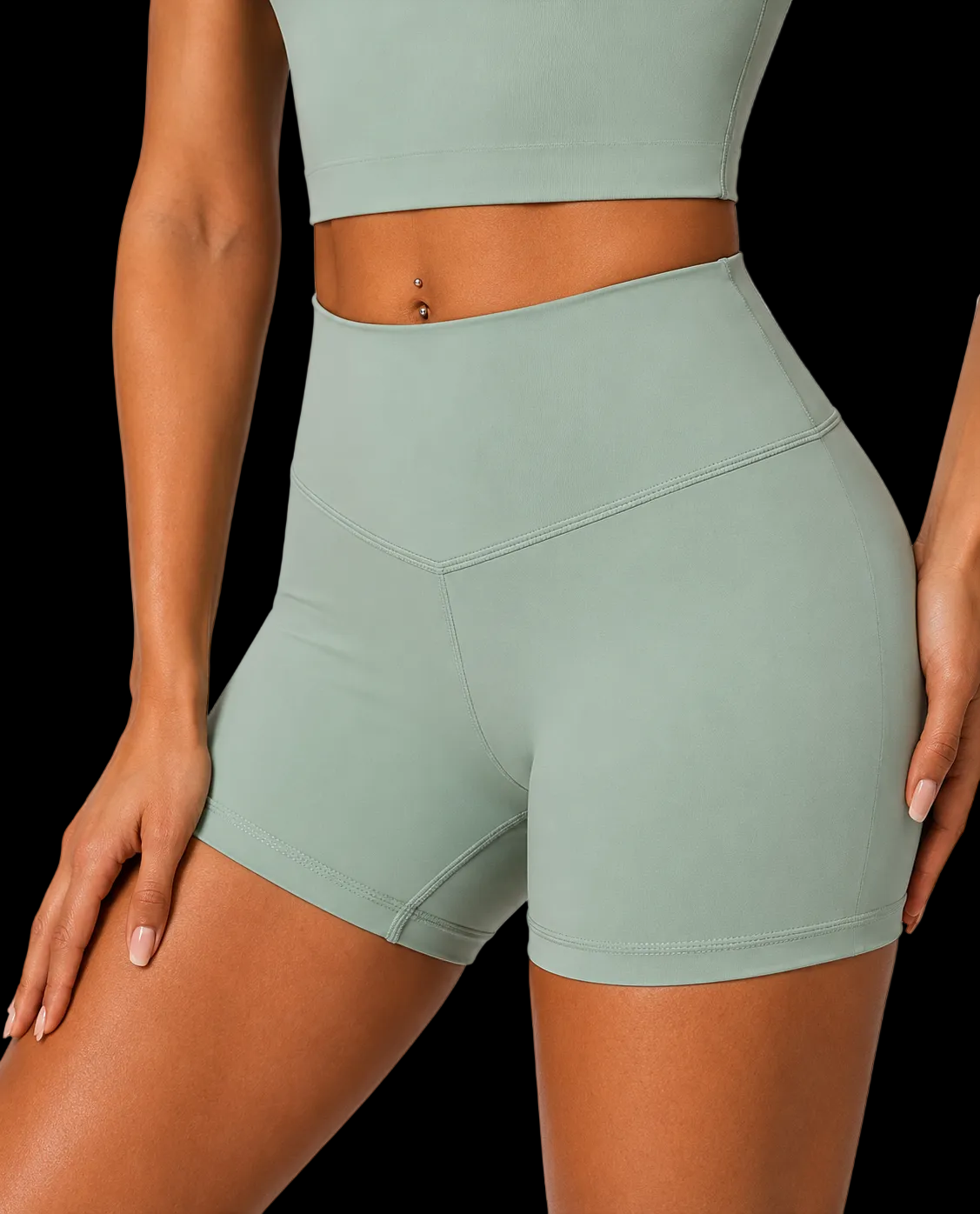 Short femme Vert Sauge