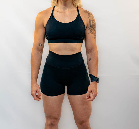 Brassière dos croisé Noir 066
