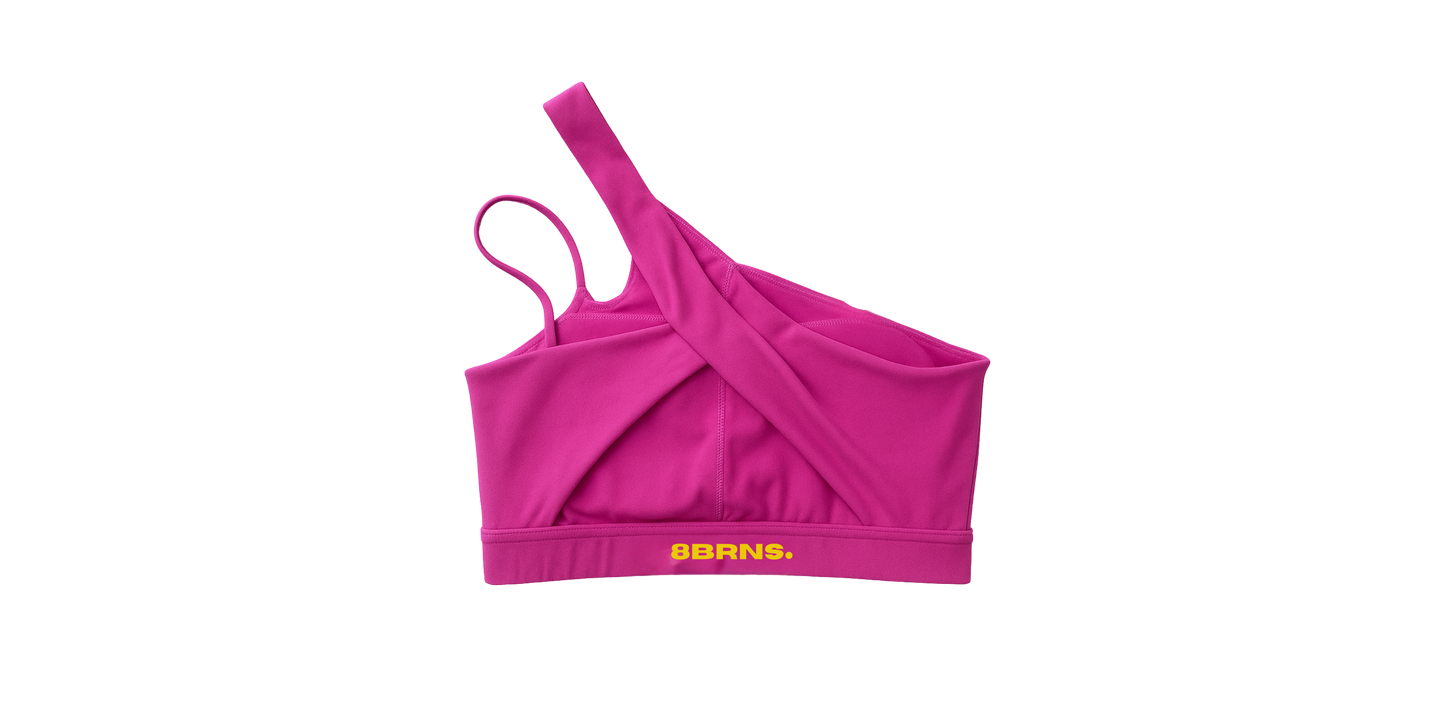 Brassière design asymétrique Rose 059